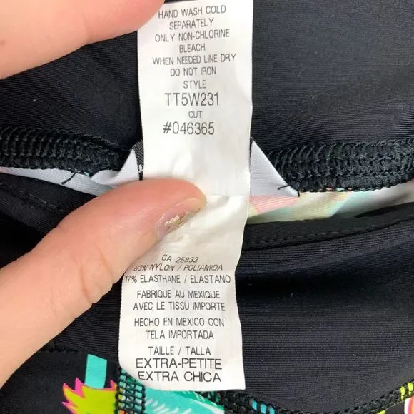 Trina Turk Tropical Print Capris Leggings Size XS - Picture 8 of 8